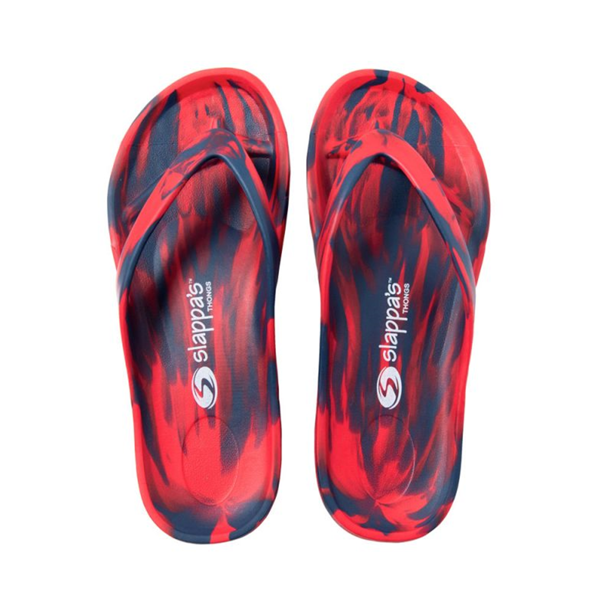 Slappa's Thongs - Red Blue