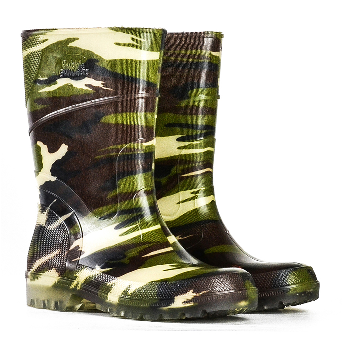 Kids Bubblegummer Gumboots - Green Camo