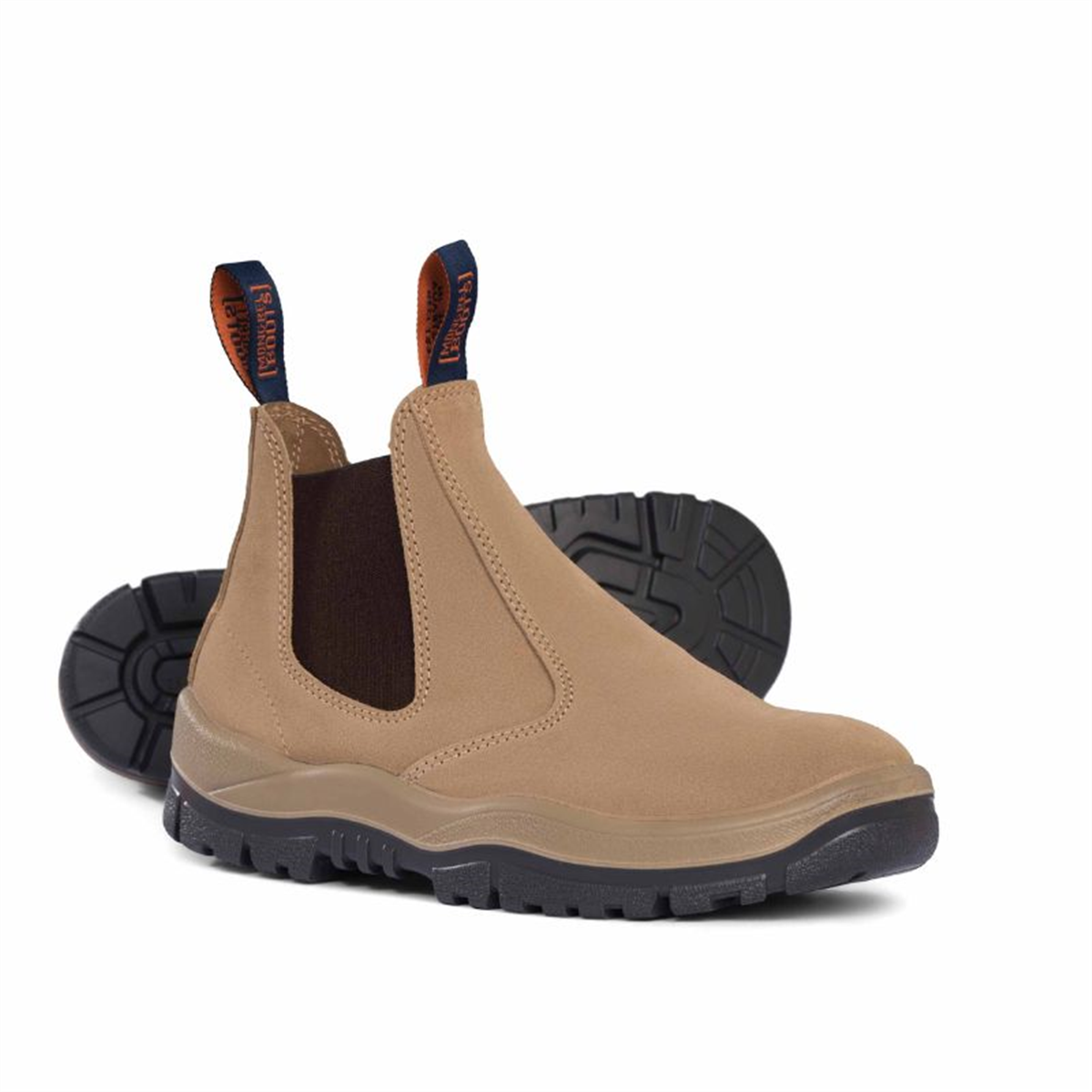 MONGREL BOOTS - 240040 ELASTIC SIDED SAFETY - WHEAT SIZE 7