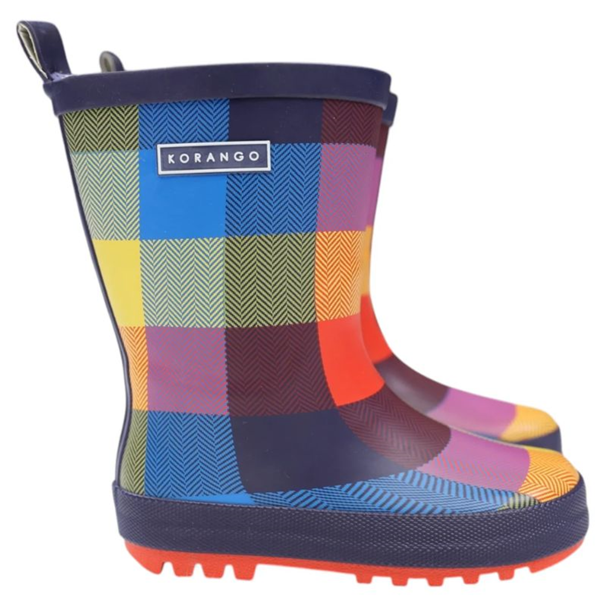 Korango Kids Gumboot - Check Red