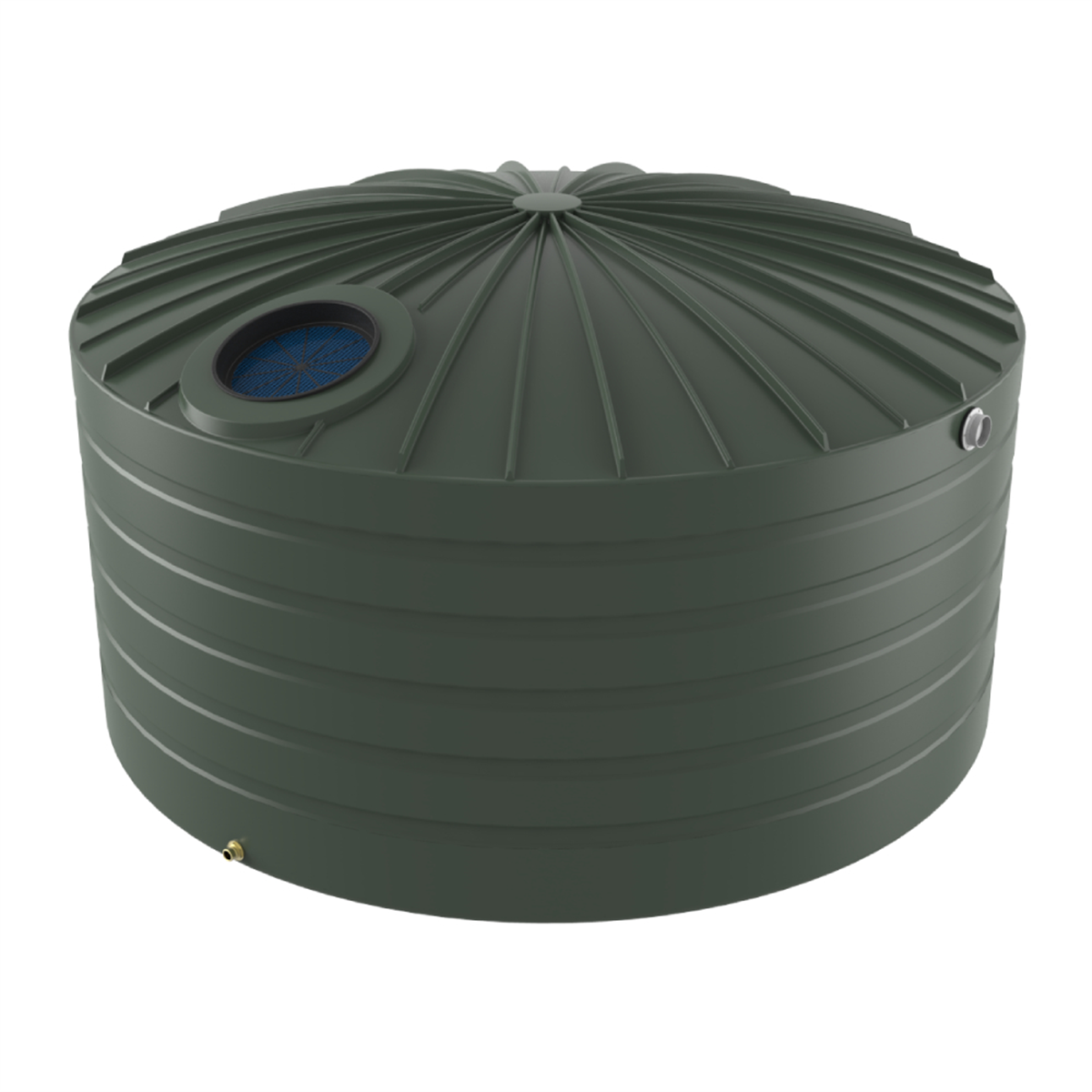 Bushmans 10,000 Litre Domed Squat Rainwater Tank TXD2200