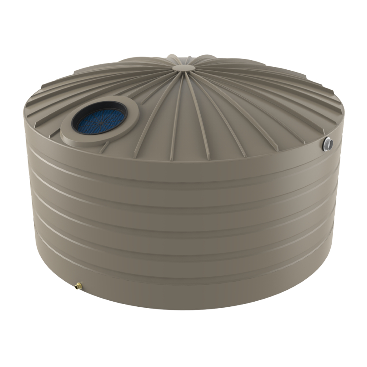 Bushmans 10,000 Litre Domed Squat Rainwater Tank TXD2200