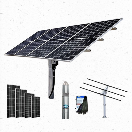 Waterboy 4HRH1100 Submersible Helical Solar Bore Pump Kit – 4 × 370W Solar Panels