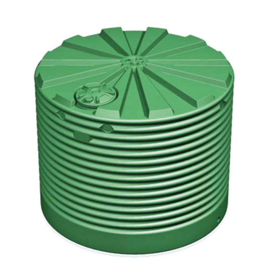 Team Poly 13,500 Litre Round Rainwater Tank