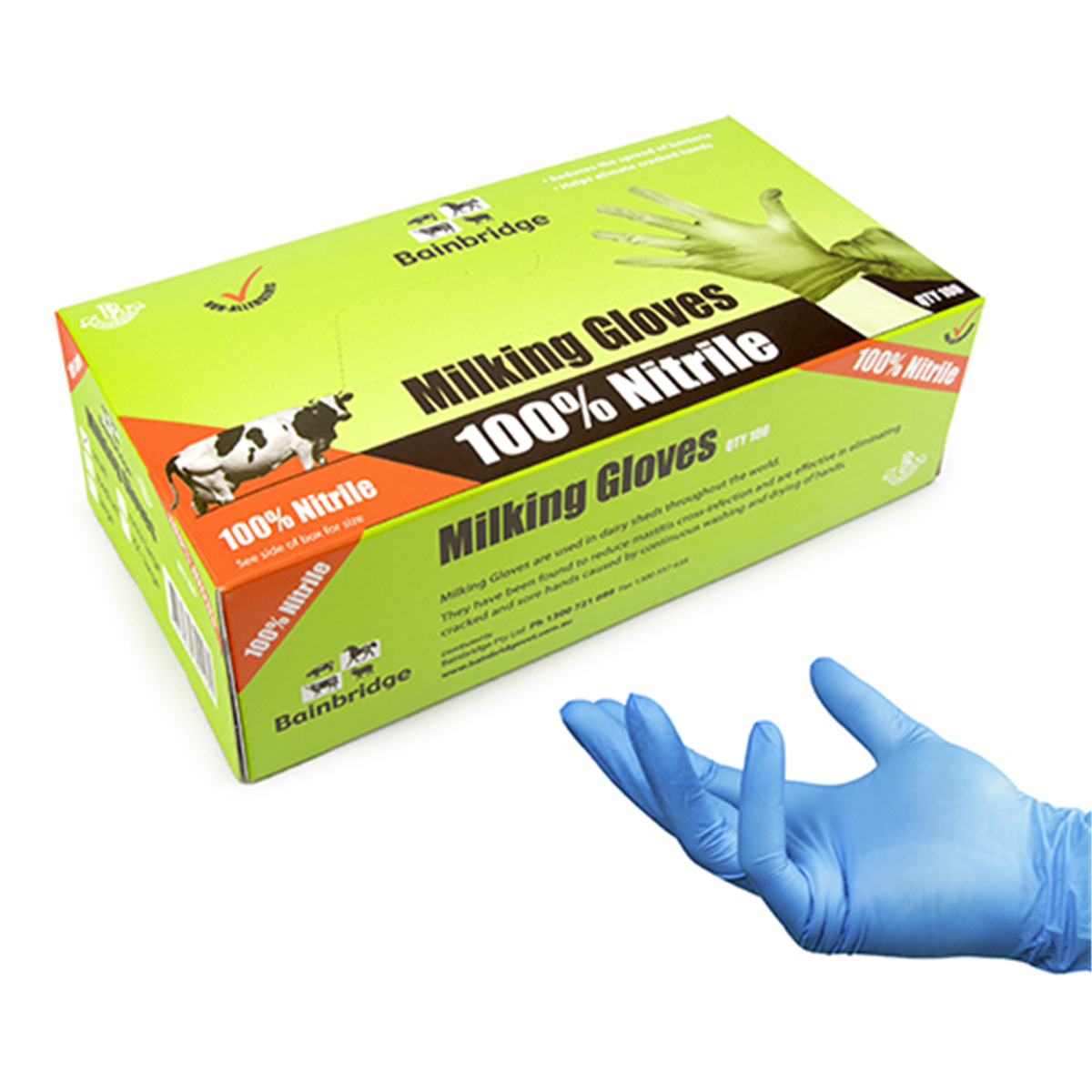 Nitrile Gloves - Large - 100 Pack