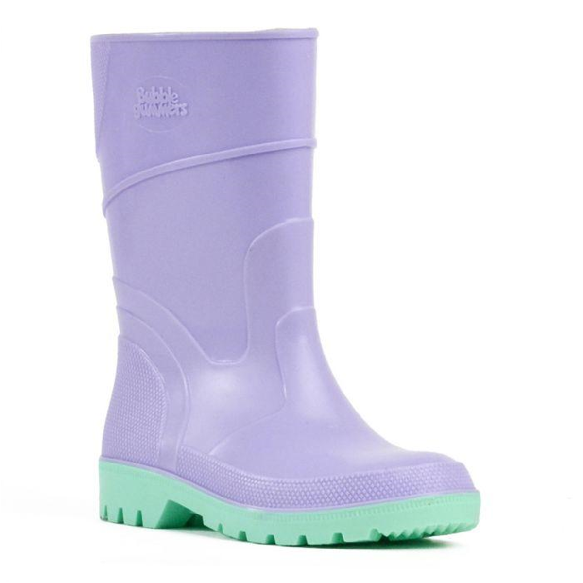 Kids Bubblegummer Gumboots - Purple Teal