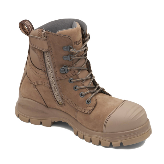 Blundstone 984 Safety Boots - Stone - Size 8