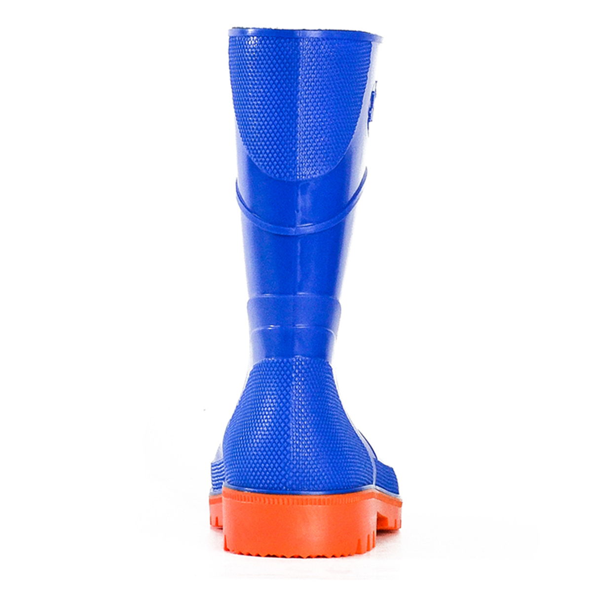 Kids Bubblegummer Gumboots - Cobalt/Orange