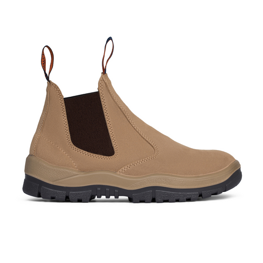 Mongrel 240040 Elastic Sided Safety Boot - Wheat