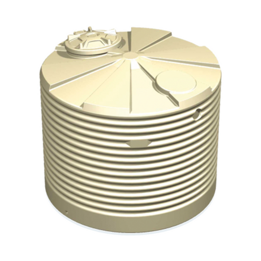 Team Poly 2300 Litre Squat Round Rainwater Tank