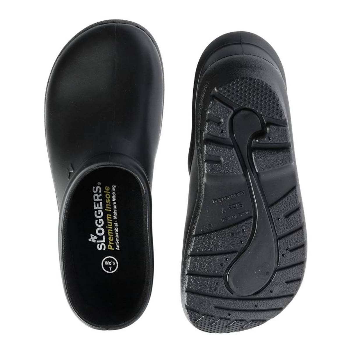 Sloggers Womens Premium Clog - Black