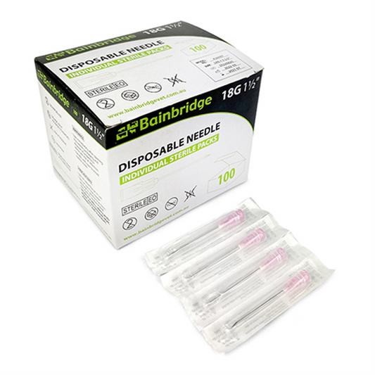 Syringe Single Use Needle - 21G x1.5"