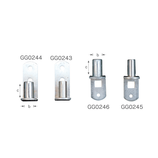 Gallagher Angle Gudgeon Bracket 25MM