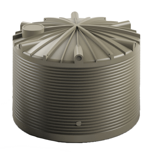 Team Poly 15,000 Litre Hybrid Round Rainwater Tank
