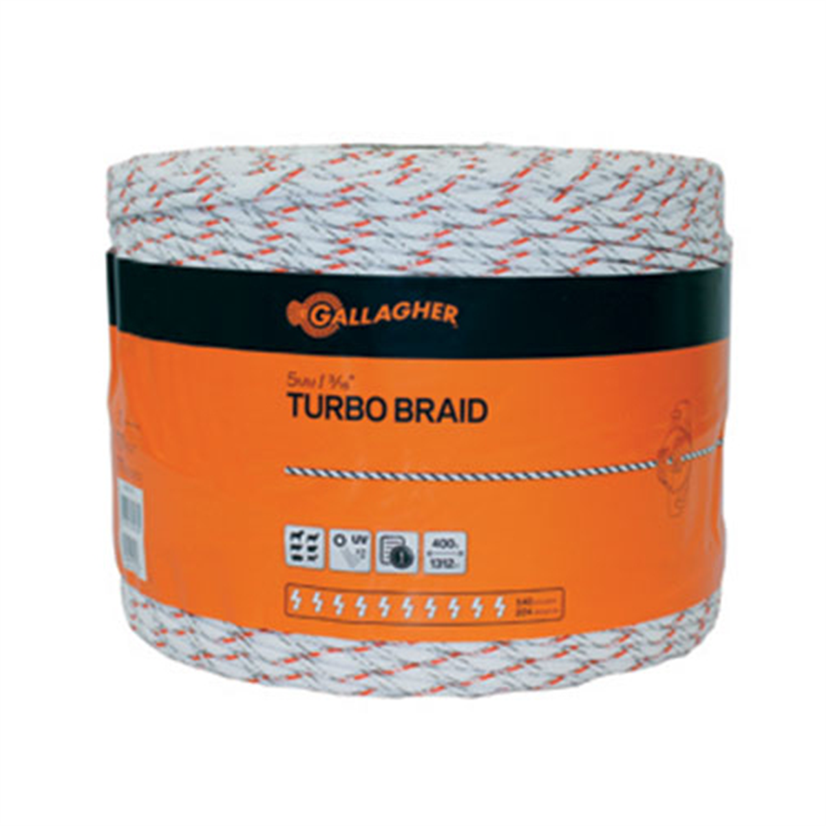 Gallagher 5mm Turbo Equine Braid - 400m