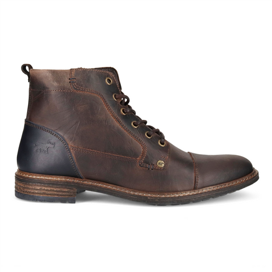 Wild Rhino Clifton Lace-up Boot - Dark Brown