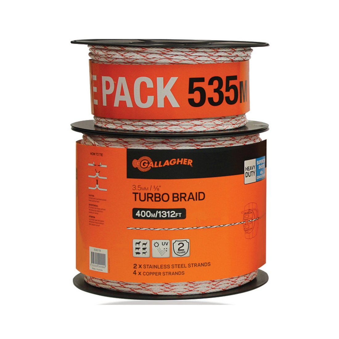 Gallagher 3.5mm Turbo Braid 535m – Lincoln Rural