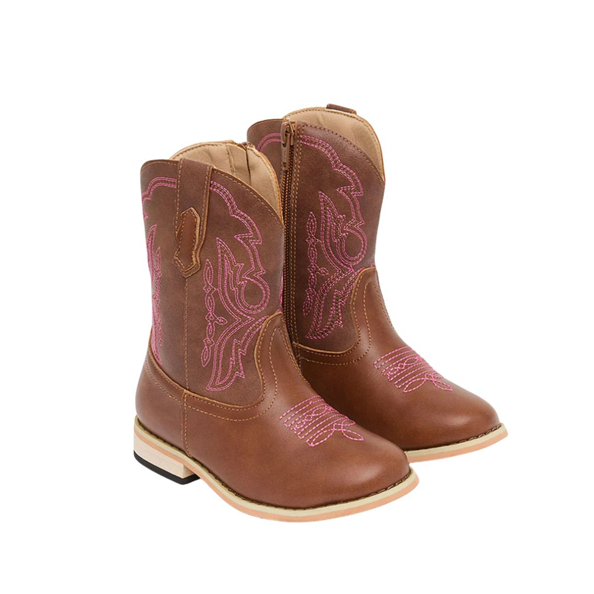 Baxter 487 Junior Western Boots - Rose Pink