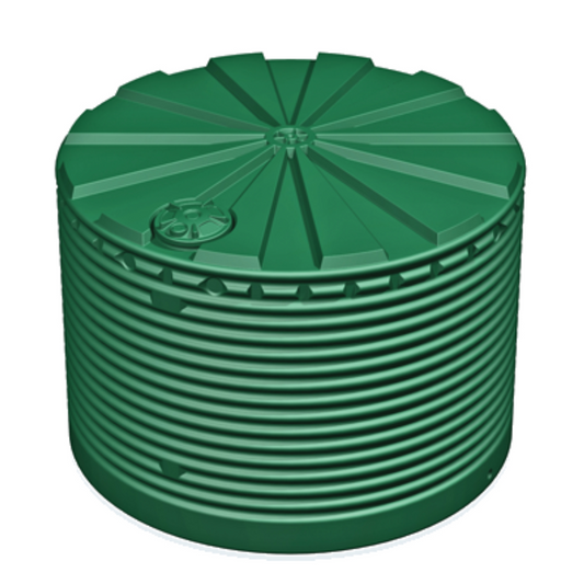Team Poly 27,000 Litre Round Rainwater Tank
