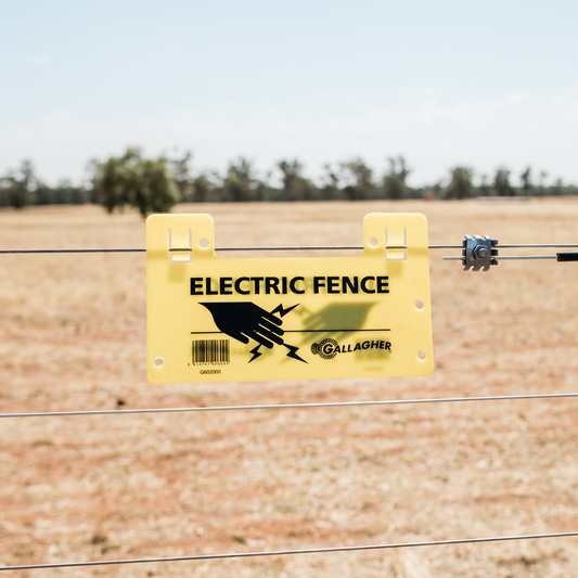 Gallagher Warning Sign - Electric Fence